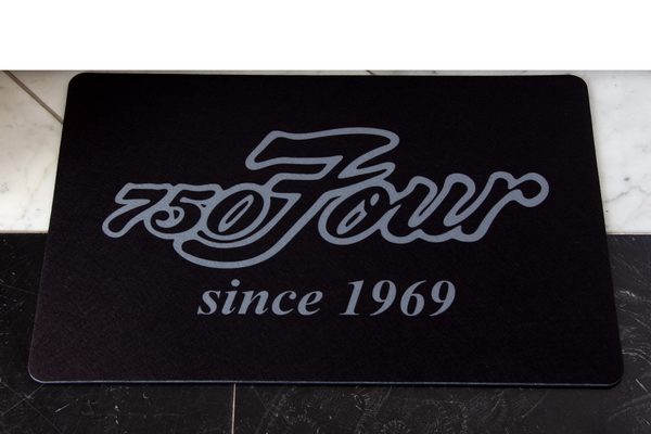 "CB 750 since 1969" door mat